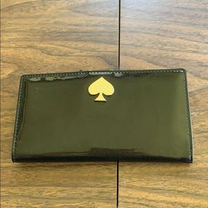 Kate Spade sparkly black wallet